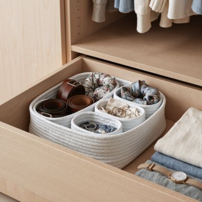 Set panier tiroir Elland blanc GoodHome