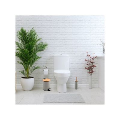 Set Poubelle à  pédale 3L  Brosse Wc ADONIS Taupe Spirella