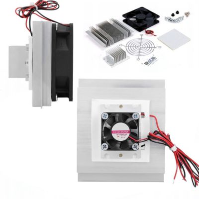 Set Refroidissement pour Module Peltier 12715 - Radiateurs 120x100 - 60x45 mm, Ventilateur 92 mm 12V, DIY - Mini Frigo