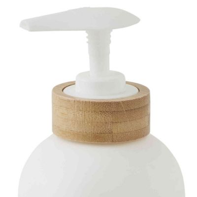 Set salle de bain uni 3 pièces en bambou 3 pièces