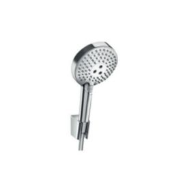 Set support mural 120 3jet PowderRain avec flexible de douche 160 cm chromé - Raindance Select S - Hansgrohe