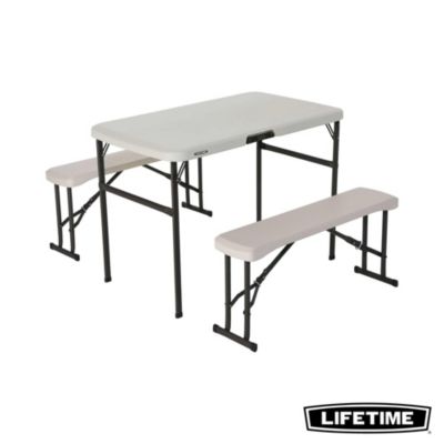 Set Table Pique-nique et Bancs pliants LIFETIME 80352