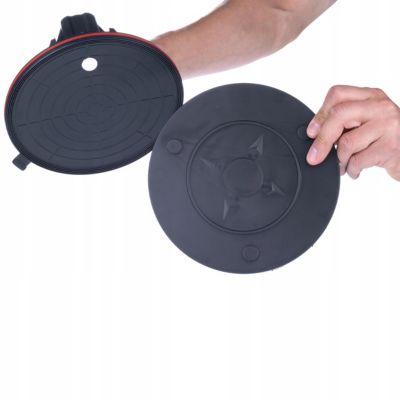 Set Ventouse à Vide avec Manomètre 200 kg - 200 mm, Gants Taille 10, Lunettes de Protection, Valise Incluse