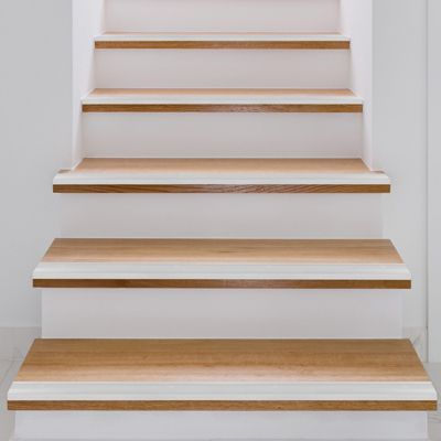 Seuil d'escalier Glory Aluminium anodisé Forme: L Argent M 100 cm