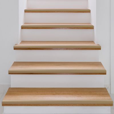 Seuil d'escalier Integral, Forme: L 35 x 30 mm Longueur: 100 cm, Auto-adhésif, Or