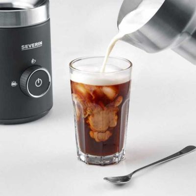 Severin Emulsionneur de lait 500w 0.5l inox/noir - SM3585