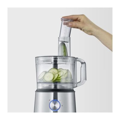 SEVERIN KM3892 Robot Multifonctions - 1200 W - Inox et noir - Blender 1,5 L - 2 Vitesses + Pulse