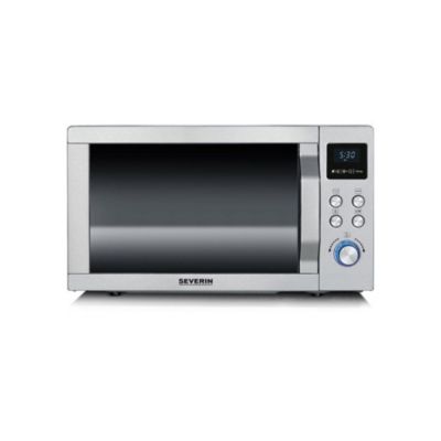 Severin MW 7774 micro-ondes combiné 25 L acier inoxydable brossé, 900 W micro-ondes, grill 1950 W