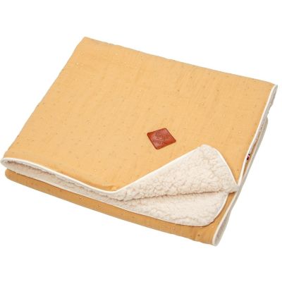 SEVIRA KIDS  Couverture en gaze de coton et sherpa Jeanne