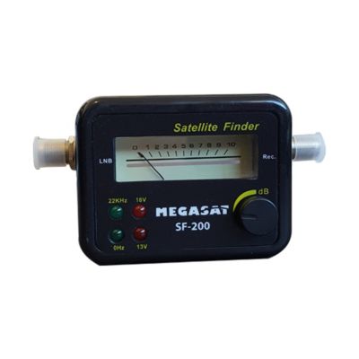 MegaSat SF-200 Satellietzoeker – Akoestische & Optische Signaalweergave – Met Achtergrondverlichting – Zilver – Voor Snelle Schoteluitlijning