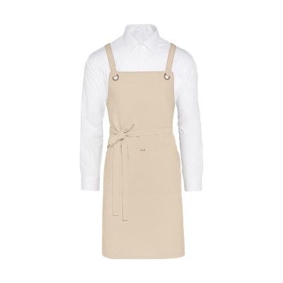Tablier de Cuisine en Cuir Court Authentique Marron