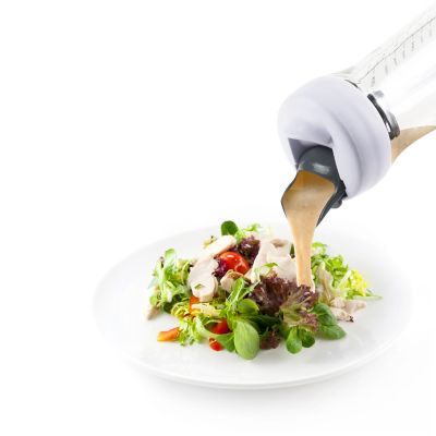 Shaker - COOK CONCEPT - 2En1 - Bec Verseur - Gradué - Transparent et Gris