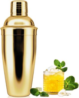 Shaker à Martini en Acier Inoxydable Doré