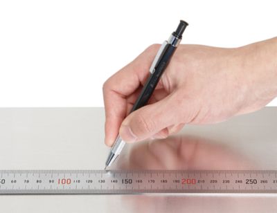 Shinwa Règle 30 cm - avec graduation fine de 0,5mm, 13013