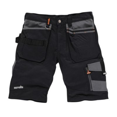 Short Noir Trade Taille 40 - Confort Optimal - Idéal pour le Travail - Scruffs