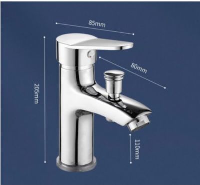 Shower Faucet, Single Hole Shower Faucet, 1 Alloy Hot and Cold Faucet