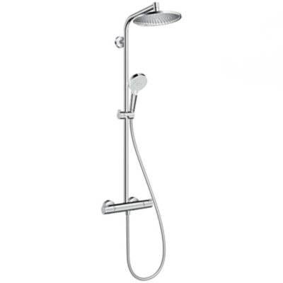 Showerpipe Crometta S 240 Colonne de douche 1jet avec mitigeur thermostatique EcoSmart (HG-27268000)