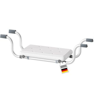 Siège de baignoire Levi Siège réglable & antidérapant en aluminium 20 x 86 x 19 cm