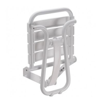 Siège de douche en aluminium blanc Godonnier charge maximale 225 kg