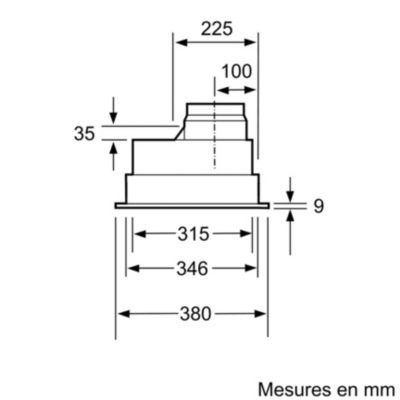 SIEMENS groupe filtrant 73 cm argent débit 379 m3/h - LB75565