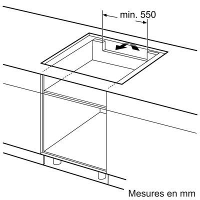 SIEMENS Table induction 80 cm 5 foyers EX851LVC1F