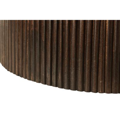 SIENNE-Table à manger Ovale +12 personnes 300 cm en bois massif brun
