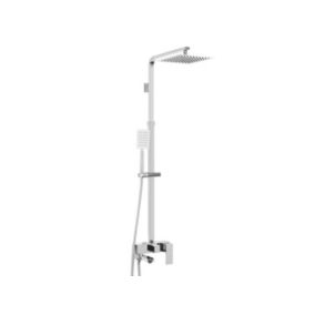 Silla Élégant Colonne de Douche avec Mitigeur Réglable en Hauteur Système de Douche, Chrome