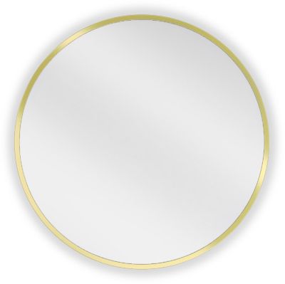SILLA Miroir mural rond, 35 cm,  cadre doré