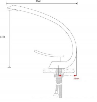 SILLA Mitigeur lavabo moderne en Laiton, économie d'eau, Blanc