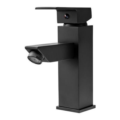 SILLA Mitigeur lavabo moderne en Laiton, économie d'eau, Noir