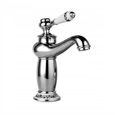 SILLA Mitigeur lavabo retro en Laiton, économie d'eau, Chromé