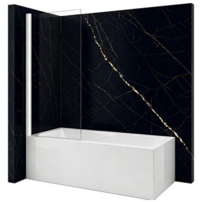 Silla Pare-baignoire ASTON, fixe, 60x150 cm, Blanc