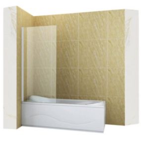 Silla Pare-baignoire ASTON, fixe, 60x150 cm, Blanc