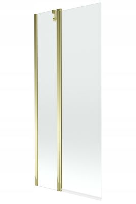 Silla Pare-baignoire pivotant, 80x150 CM, Doré