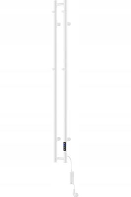 Silla Sèche-serviettes eau chaude 150W 140,5x13,7x4,2cm, Blanc