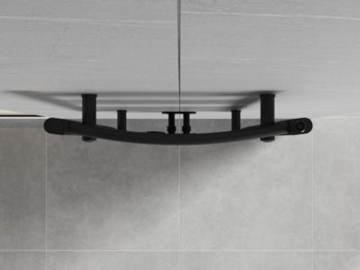 Silla Sèche-serviettes eau chaude 286W 70x50x5,2cm, Noir