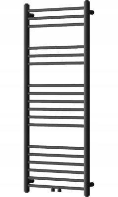 Silla Sèche-serviettes eau chaude 389W 120x50x4,8cm, Noir