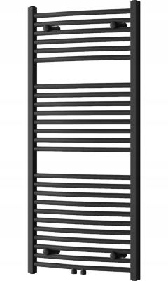 Silla Sèche-serviettes eau chaude 620W 120x60x5,6cm, Noir