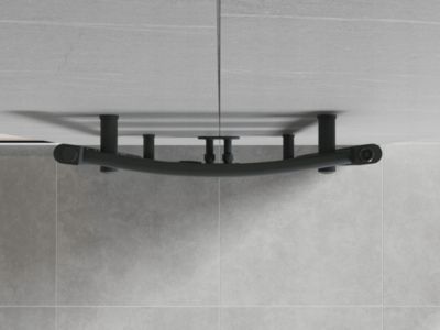 Silla Sèche-serviettes eau chaude 630W 150x50x5,2cm, Gris