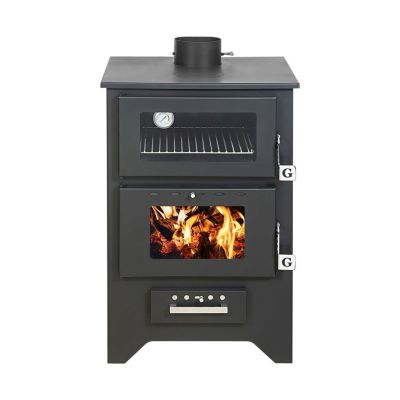 Silvia - Poêle à bois, cuisinière 50,5x58,5xH90,5 cm