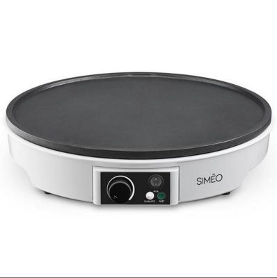 Simeo Crêpière 30cm 1000w blanc - cre245