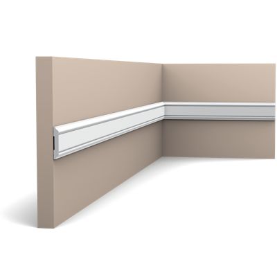 Simple profil plat PX144 - L200 x H4,7 x l0,8 cm - ORAC DECOR