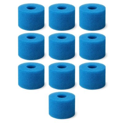 SINEA cartouche filtre spa en mousse  type S1 et type VI fabriqué en France, lavable, compatible avec Intex, Bestway x10