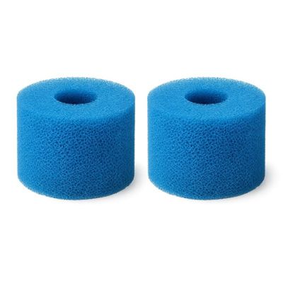 SINEA cartouche filtre spa en mousse  type S1 et type VI fabriqué en France, lavable, compatible avec Intex, Bestway x2