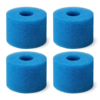SINEA cartouche filtre spa en mousse  type S1 et type VI fabriqué en France, lavable, compatible avec Intex, Bestway x4