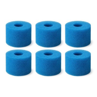SINEA cartouche filtre spa en mousse  type S1 et type VI fabriqué en France, lavable, compatible avec Intex, Bestway x6