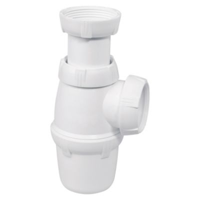 Siphon d'évier réglable NF avec joint intégré - Evacuation diam  40 - Somatherm For You