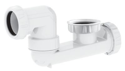 Siphon de baignoire sortie orientable Allibert 823101 Ø d'entrée 1’’1/2, Ø de sortie 40 mm garde d'eau 50 mm