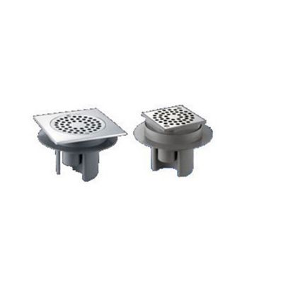 Siphon de sol 150x150 hauteur réglable sortie horizontale D40 - DELABIE - 683001