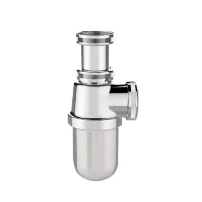 Siphon lavabo ABS chromé réglable 37-100mm - Valentin